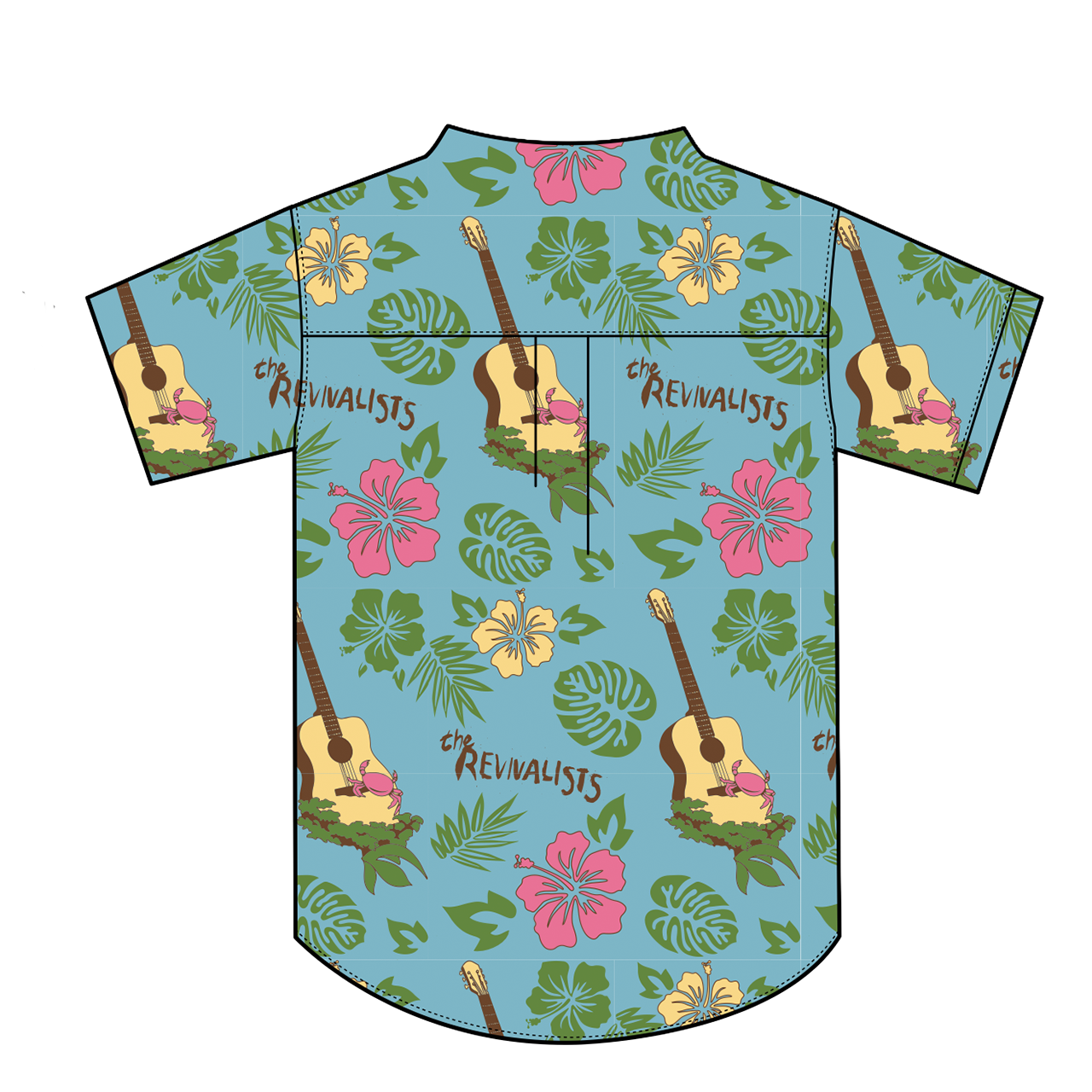 (PRE-ORDER) Otherside of Paradise At Sea Button Down Island Shirt