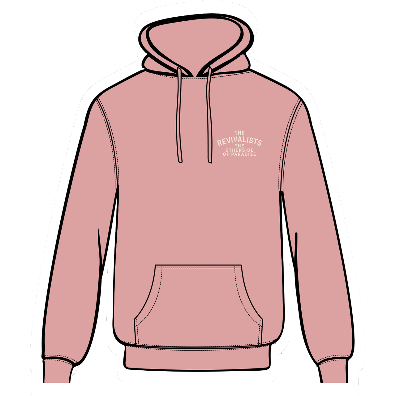 (PRE-ORDER) Otherside of Paradise at Sea Diver Hoodie (PINK)