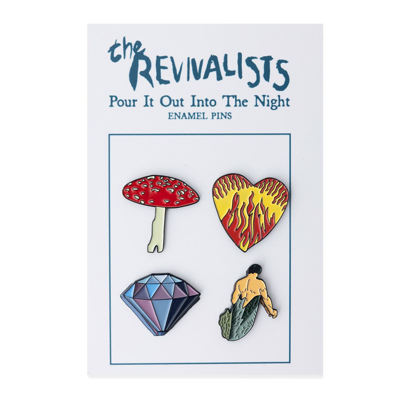 2023 The Revivalists Pour It Out Into The Night LE Enamel Pin Set