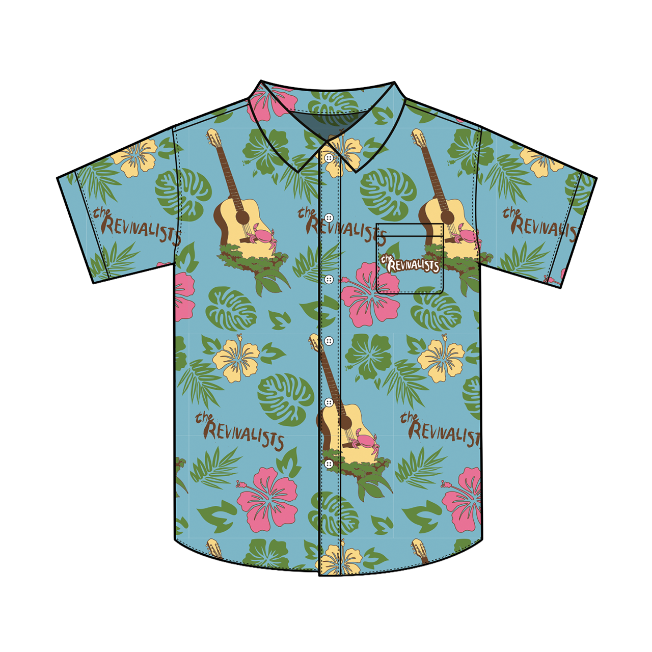(PRE-ORDER) Otherside of Paradise At Sea Button Down Island Shirt