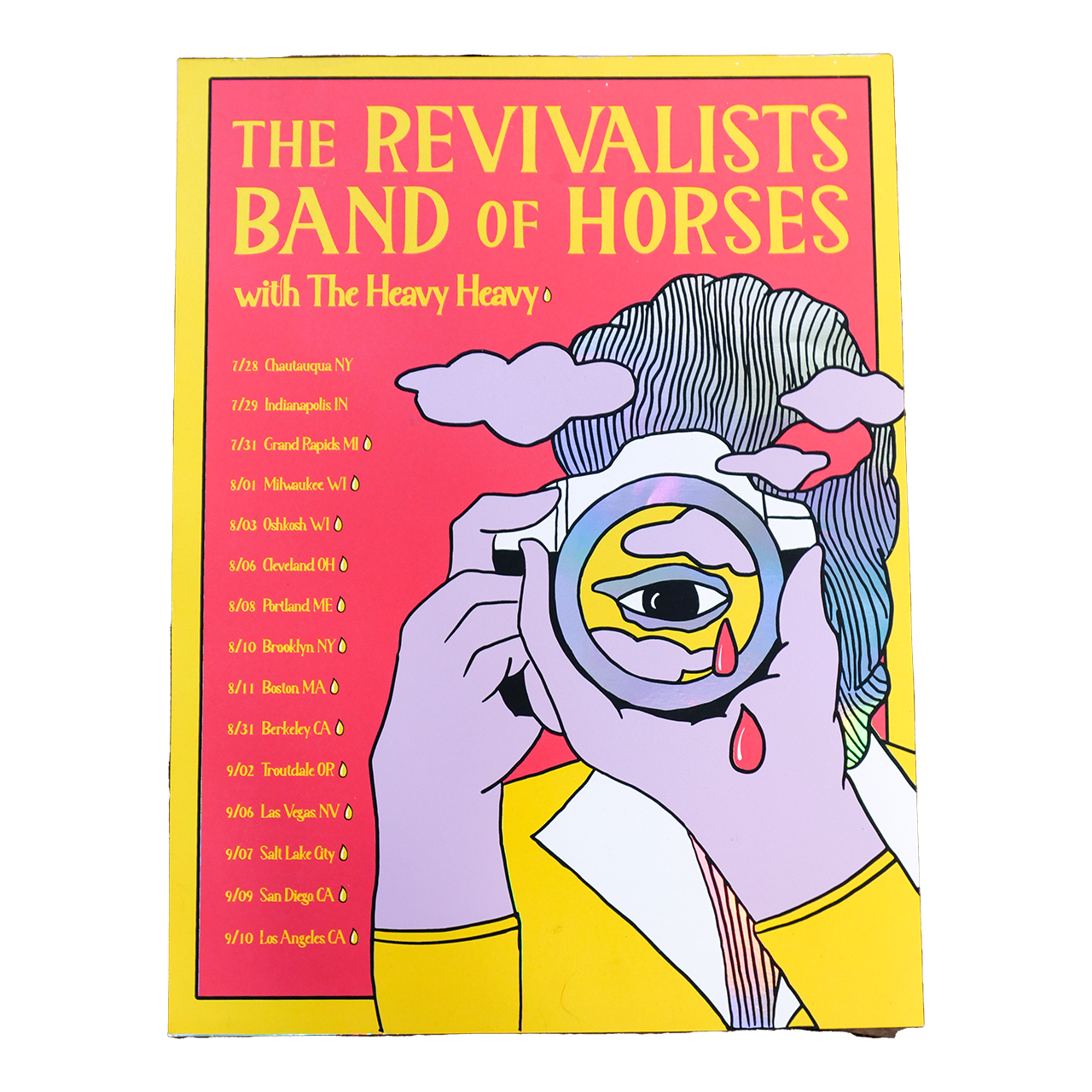 The Revivalists x Band Of Horses With The Heavy Heavy Poster