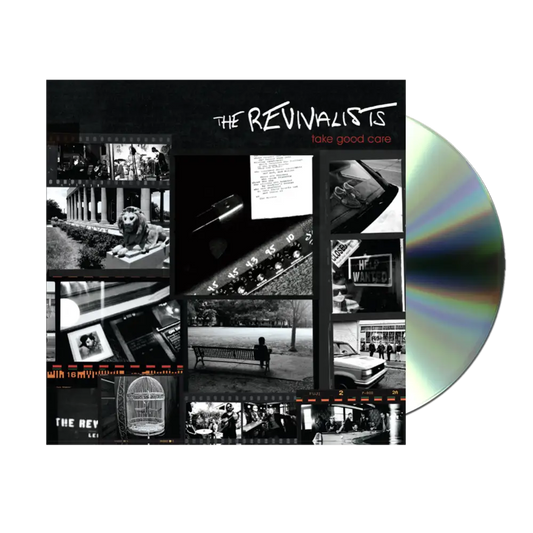 CD album cover for ’The Revivalists’ featuring a collage of black and white photographs.