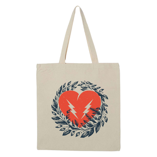 Red Heart Sunny Day Tote Bag